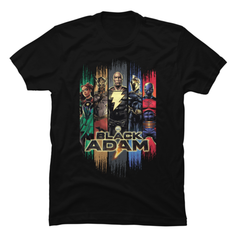 13 Black Adam PNG T-shirt Designs Bundle For Commercial Use Part 1