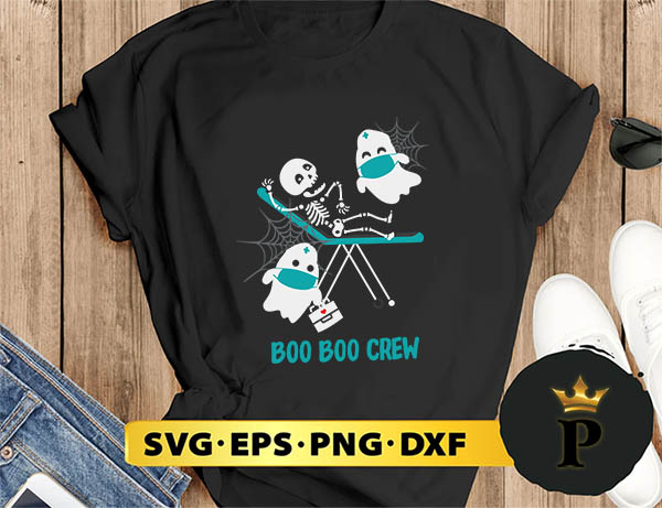 Boo Boo Crew Funny Nurse Halloween svg, Halloween Silhouette SVG, Halloween svg, Witch Svg, Halloween Ghost svg, Halloween Clipart, Pumpkin svg files, Halloween svg png graphics