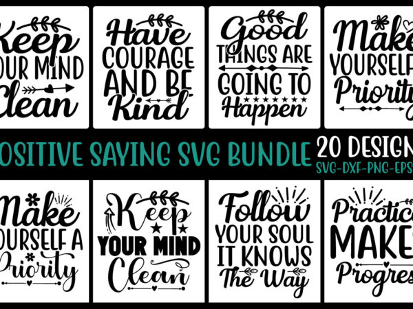 Think Happy Thoughts Svg, Positive Quotes, Vector File, Svg, Quote SVG,  Inspiration SVG, Cricut, Cut Files, Print