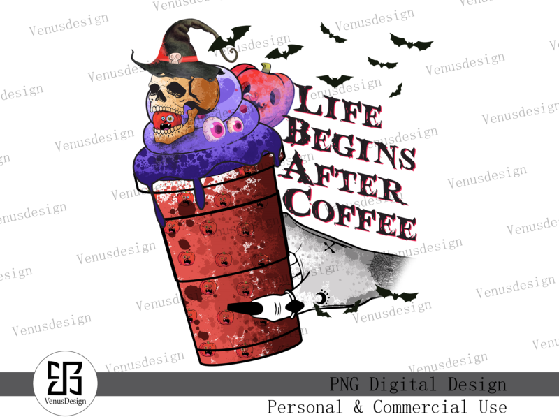 Halloween Coffee PNG 13 File