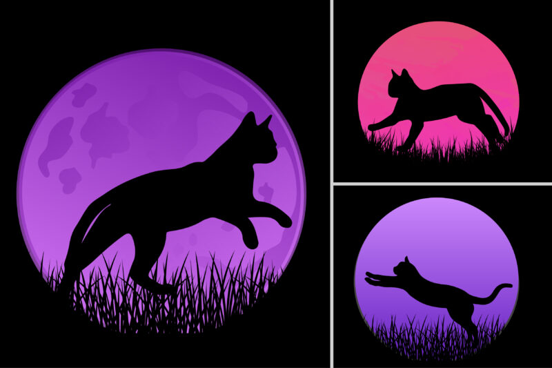 Sunset Graphic Background for T-Shirt Design