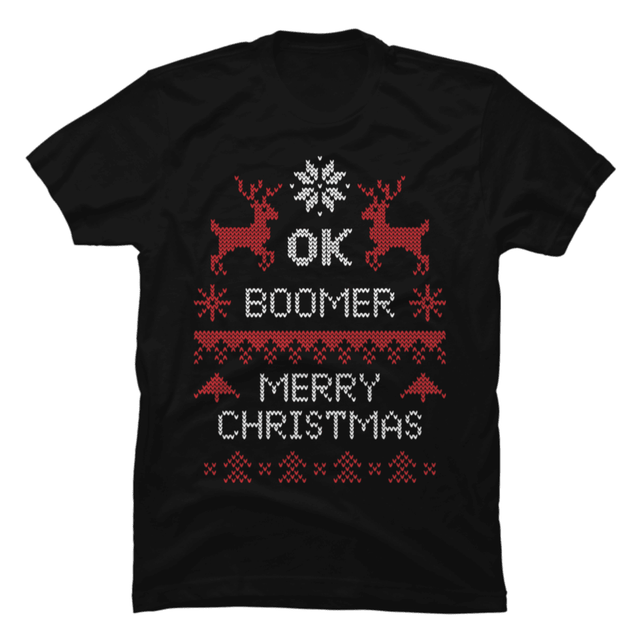 Christmas Classic Okay Boomer Buy tshirt designs