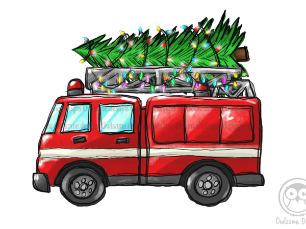 Christmas tree on fight fighter car png t shirt vector file