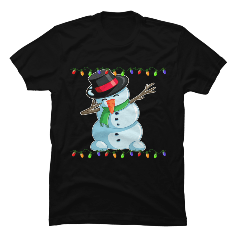 Christmas shirt Dabbing Snowman Buy tshirt designs