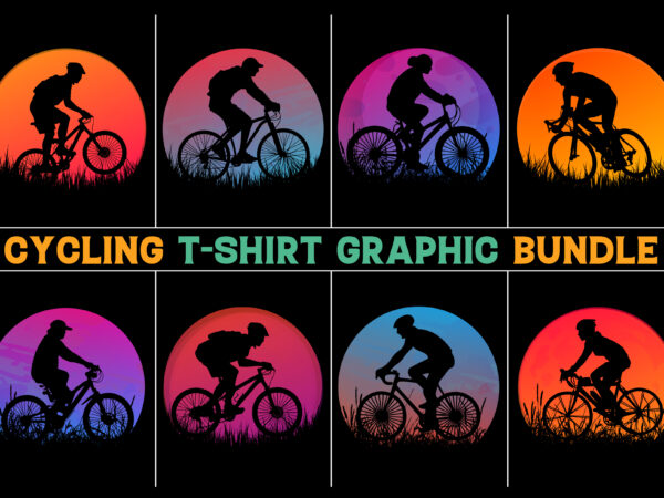 Cycling sunset t-shirt design graphic bundle,cycling,cycling t-shirt design graphic,cycling retro vintage sunset,cycling sunset t-shirt graphic vector,cycling sunset t-shirt design.t-shirt design vector,t-shirt design graphic,cycling silhouette,cycling vector,cycling tshirt,cycling t-shirt design