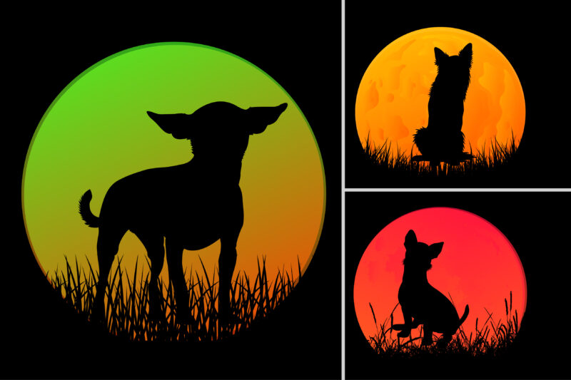 Sunset Graphic Background for T-Shirt Design