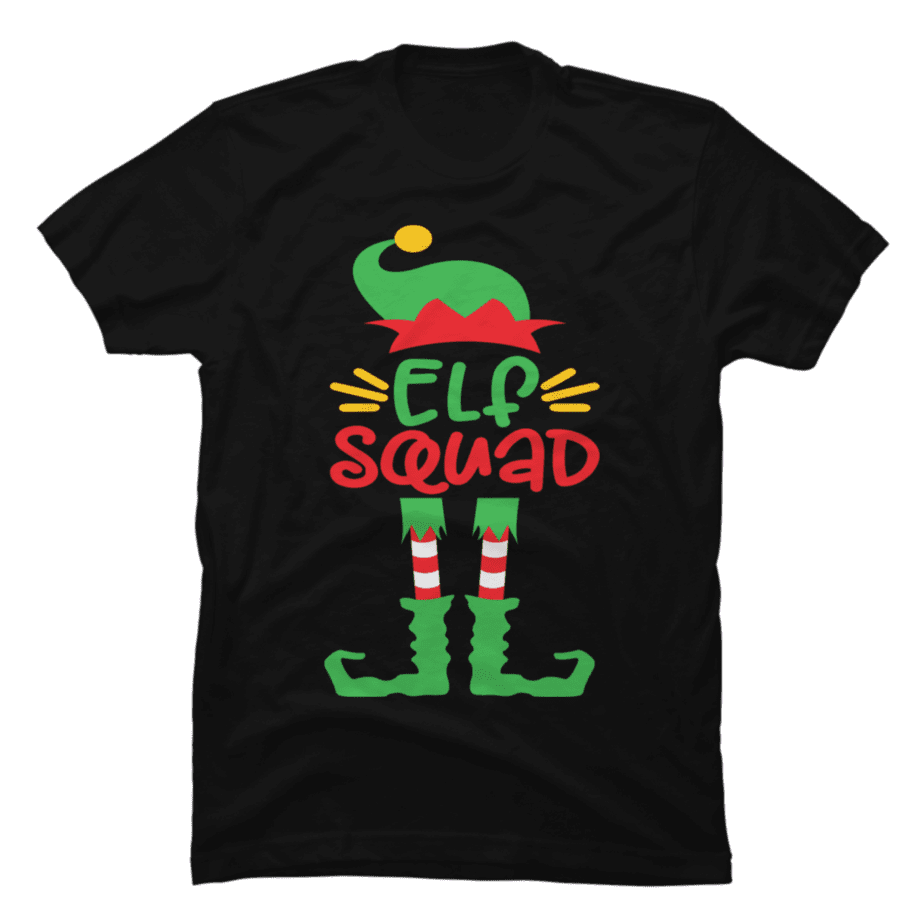 Elf Squad Family Matching Group Christmas Gift Funny - Buy T-shirt Designs