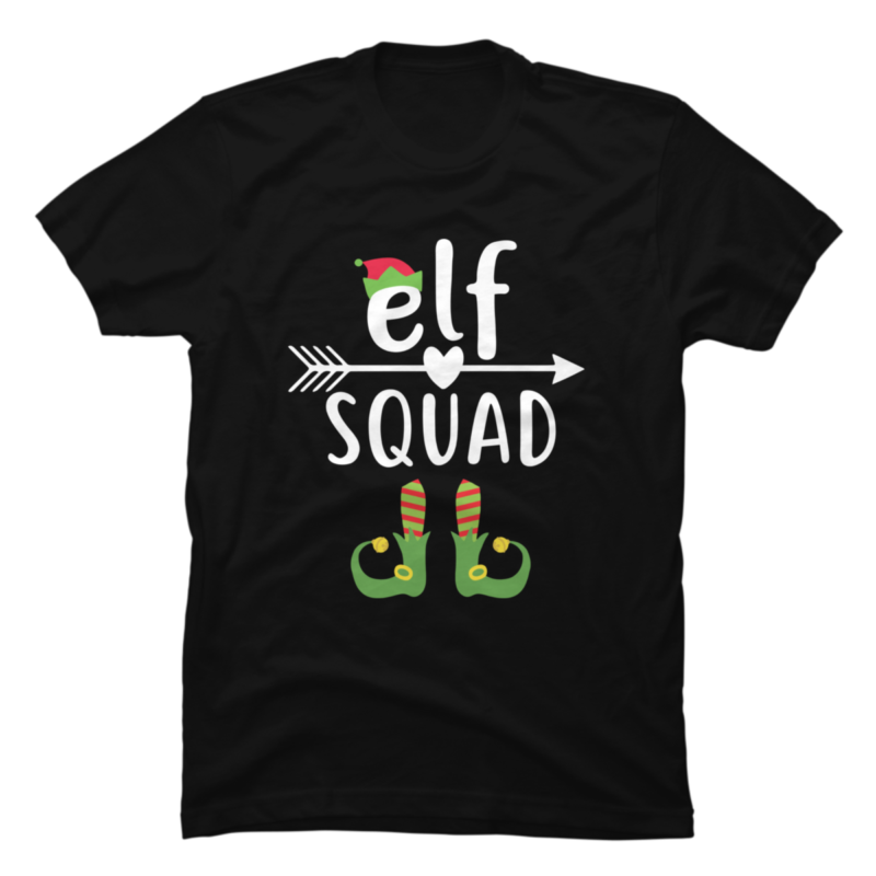 Elf Squad T-Shirt - Christmas Holiday - Buy t-shirt designs