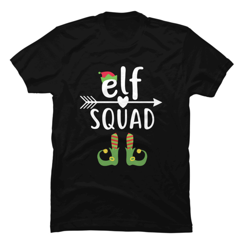 Elf Squad T-Shirt - Christmas Holiday - Buy t-shirt designs