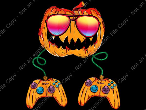 Jack o lantern gamer halloween png, jack o lantern gamer png, gamer halloween png, halloween png, jack o lantern png vector clipart