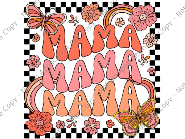 Groovy mama one thankful svg, mama thanksgiving mores day svg, thanksgiving day svg, mama mama svg t shirt design template