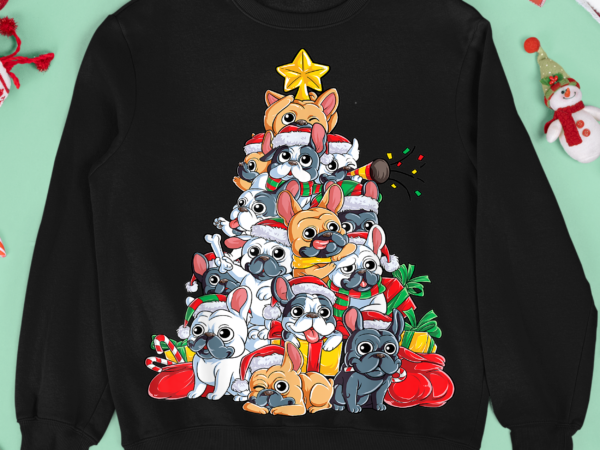 frenchie christmas shirt