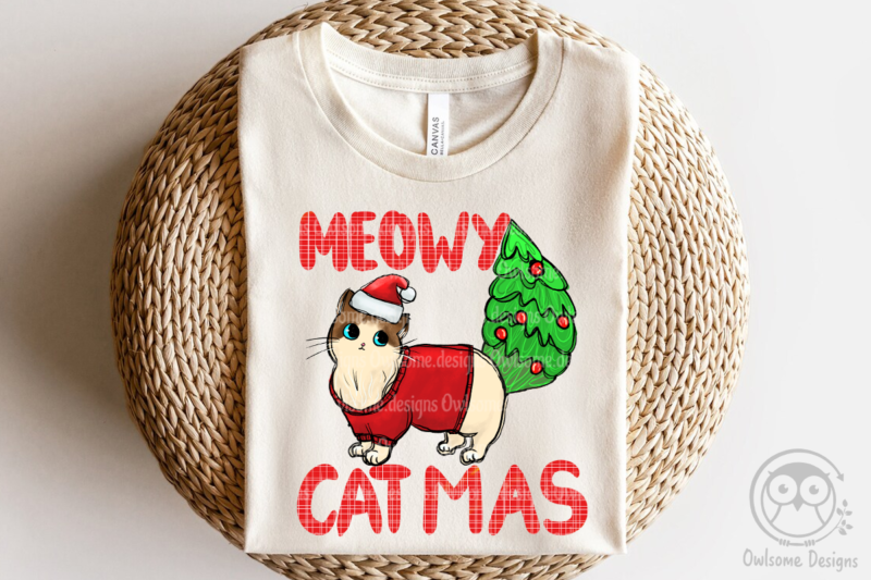 Meowy catmas Sublimation