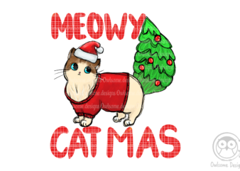 Meowy catmas Sublimation