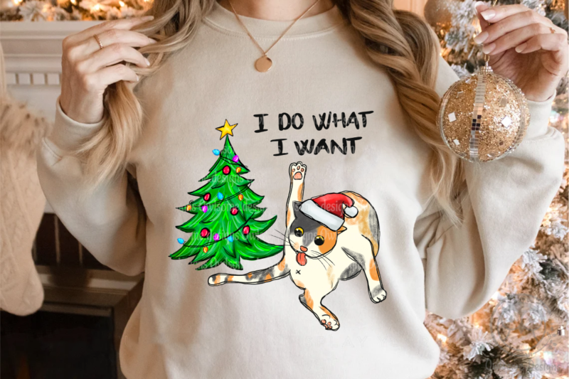 I do what I want Christmas Sublimation