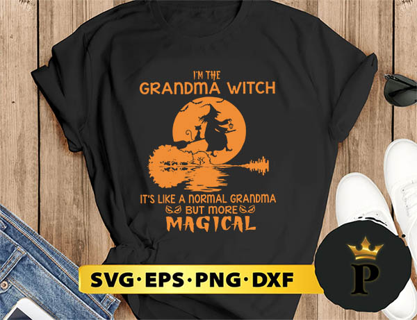 i’m the grandma witch svg, halloween silhouette svg, halloween svg, witch svg, halloween ghost svg, halloween clipart, pumpkin svg files, halloween svg png graphics