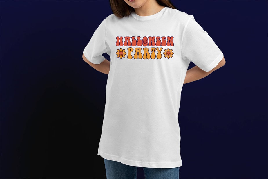 Happy Halloween T Shirt Design Template Easy To Print All Purpose For