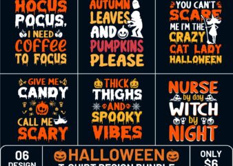 Halloween T-Shirt Design, Best Halloween T-shirt, Halloween T-Shirt Bundle