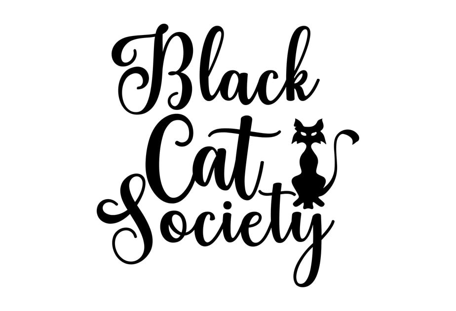 Black Cat Society SVG Cut File - Buy t-shirt designs