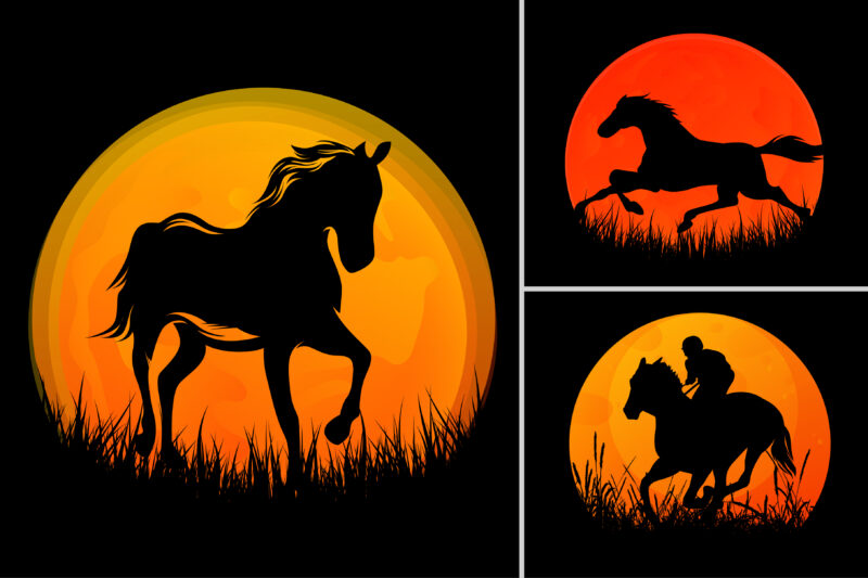 Sunset Graphic Background for T-Shirt Design