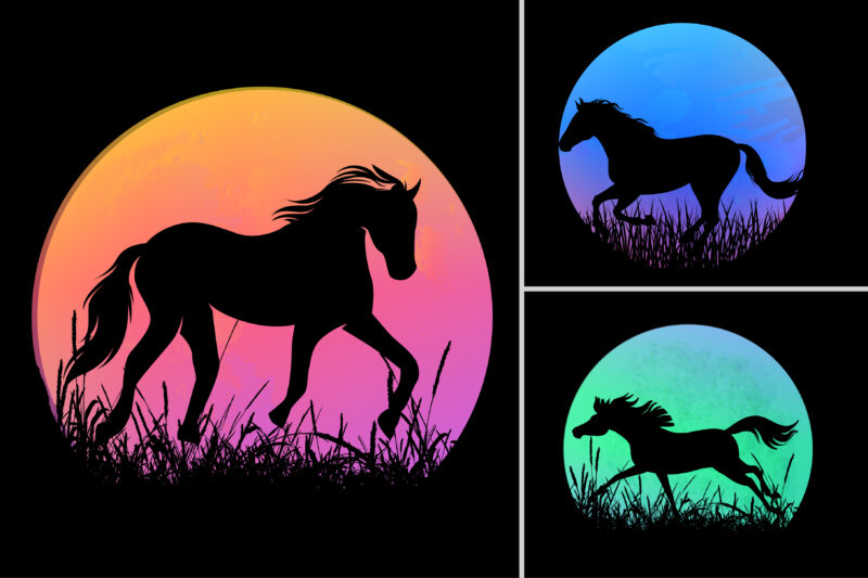 Sunset Graphic Background for T-Shirt Design