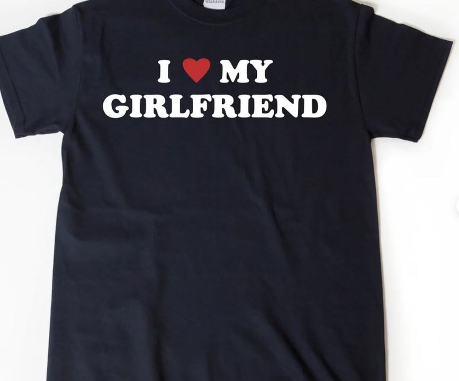 I Love My Girlfriend T Shirt I Heart My Girlfriend Shirt Valentines Day Tee Shirt Valentine T