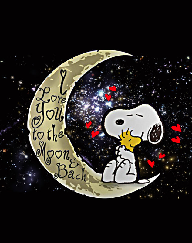 I Love You To The Moon And Back Snoopy Shirt Snoopy Lovers T