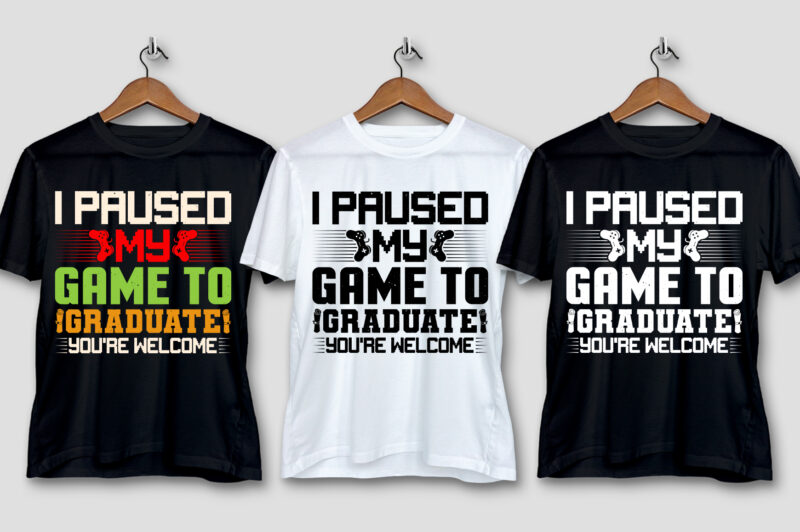 Video Game T-Shirt Design Bundle