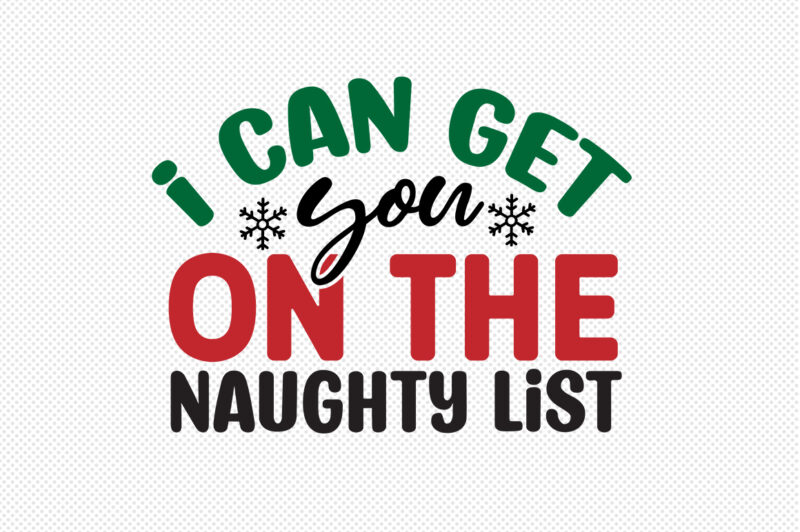 I can get you on the naughty list SVG