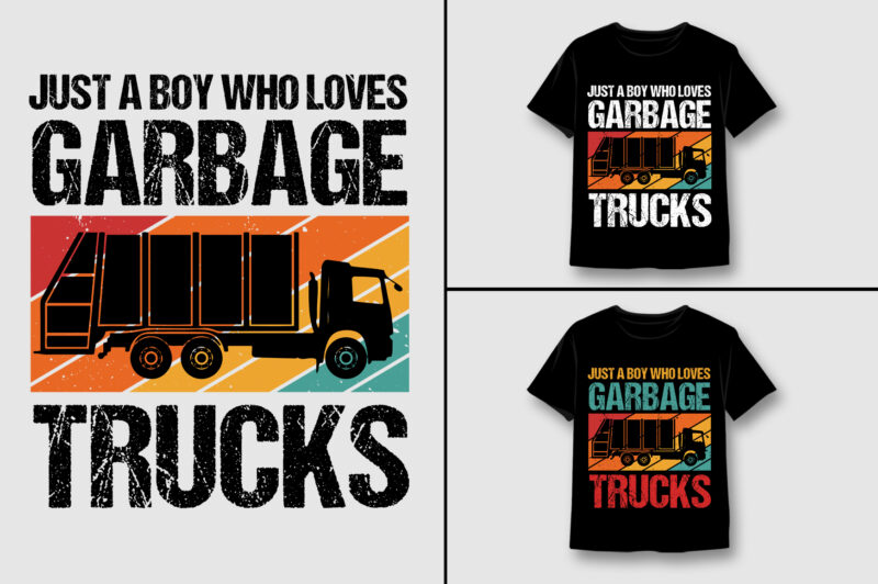 Trucker T-Shirt Design Bundle