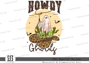 Howdy Ghouls Halloween Sublimation