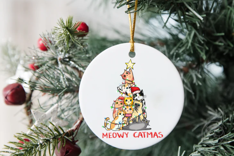 Meowy Catmas Sublimation