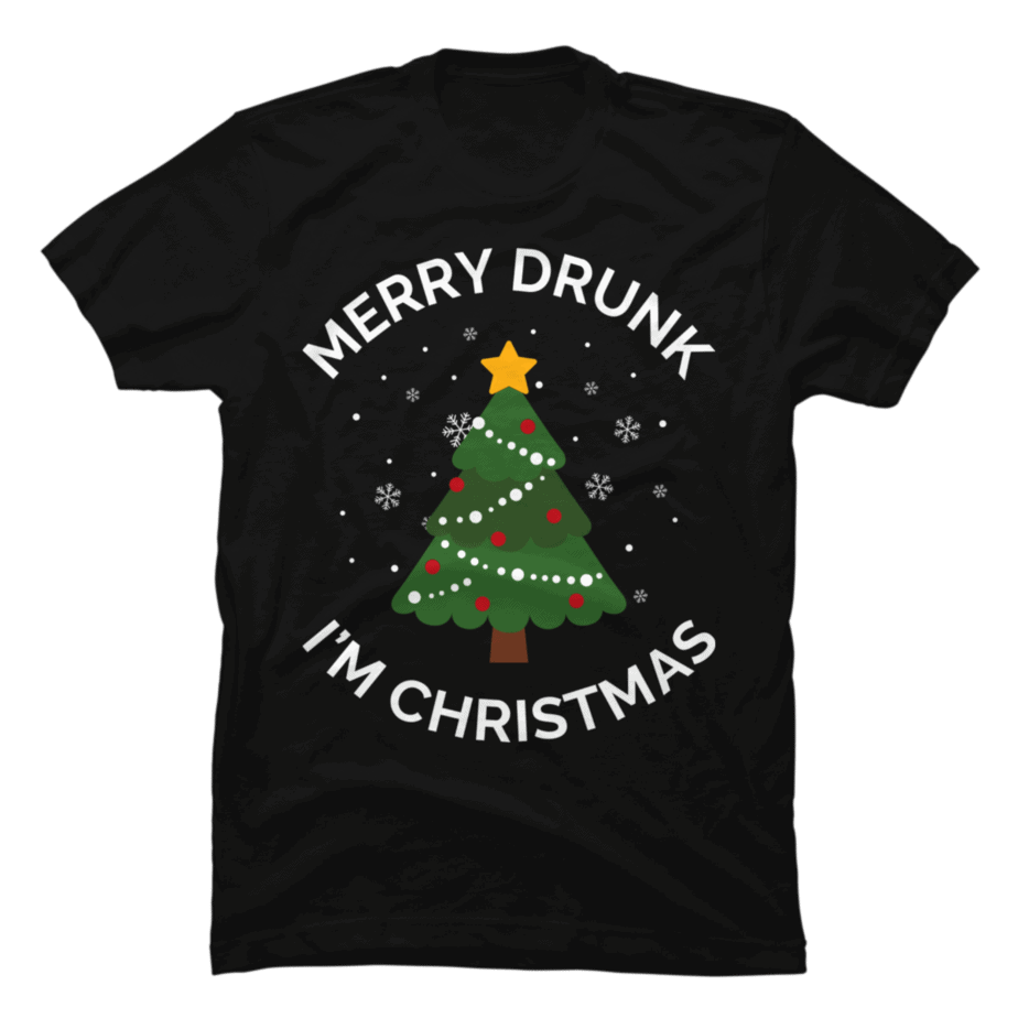 Merry Drunk I M Christmas Ii Buy T Shirt Designs