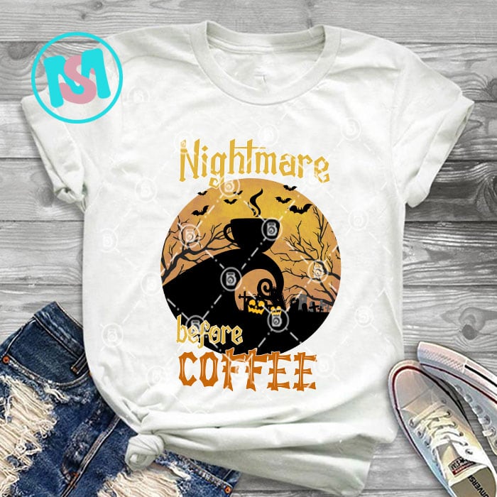 Bundle Halloween Coffee latte PNG, Iced coffee cheetah leopard drink cozy digital, Sublimation design hand drawn Printable Graphic