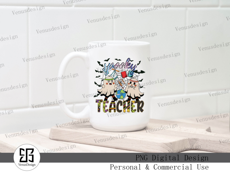 Spooky Teacher Png Sublimation