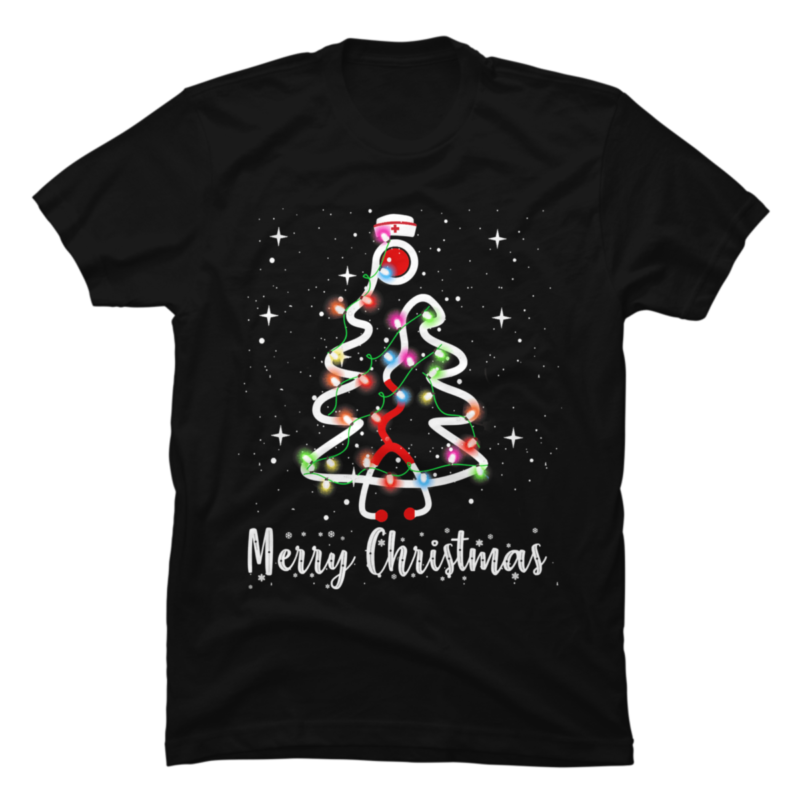 Nurse shirt- Stethoscope Christmas Tree - Buy t-shirt designs