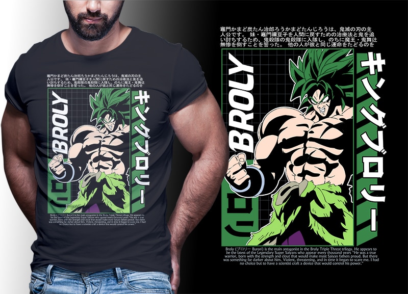 ANIME PART#5 DRAGONBALL EDITION TSHIRT DESIGNS BUNDLE