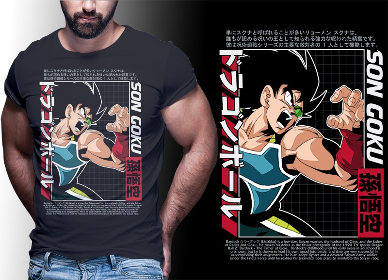 ANIME PART#5 DRAGONBALL EDITION TSHIRT DESIGNS BUNDLE