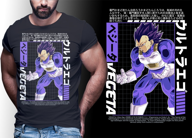 ANIME PART#5 DRAGONBALL EDITION TSHIRT DESIGNS BUNDLE