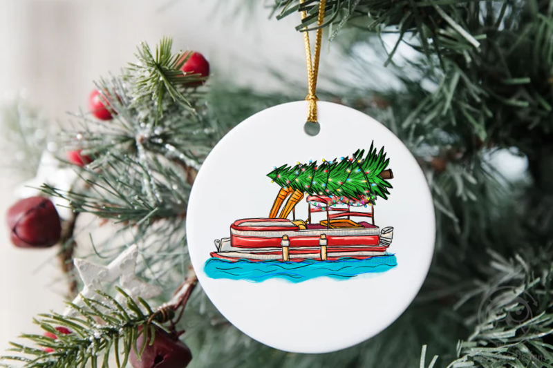 Pontoon Boat Christmas