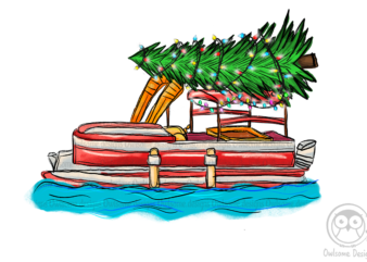 Pontoon Boat Christmas