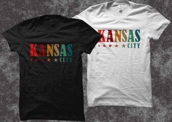 Kansas city t shirt design, kansas city retro vintage t-shirt design, Kansas city chiefs clipart, chiefs football, kansas city svg eps png ai digital download t shirt design for sale