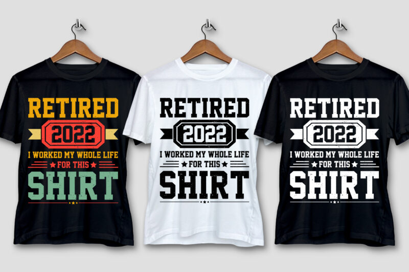 Retired T-Shirt Design Bundle