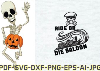 Ride or Die Saloon t shirt design online