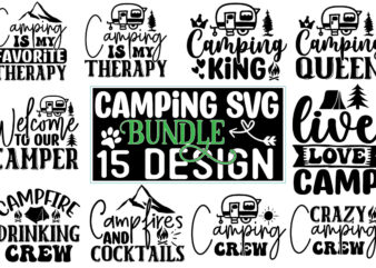 Camping SVG Design Bundle