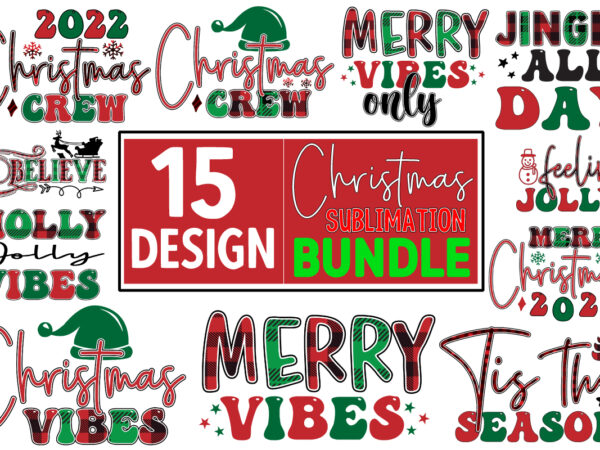 Christmas sublimation png design bundle