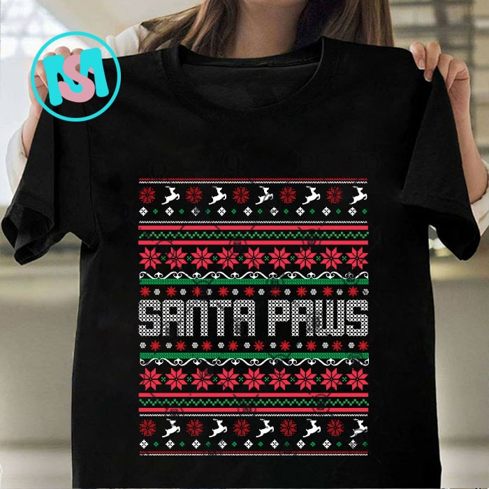 Merry Christmas Sweater Bundle SVG, Santa Claus SVG, Animals SVG, Jingle Bells SVG