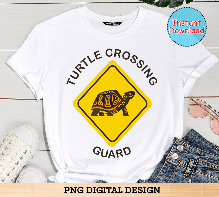 Turtle Crossing Guard - Buy t-shirt designs