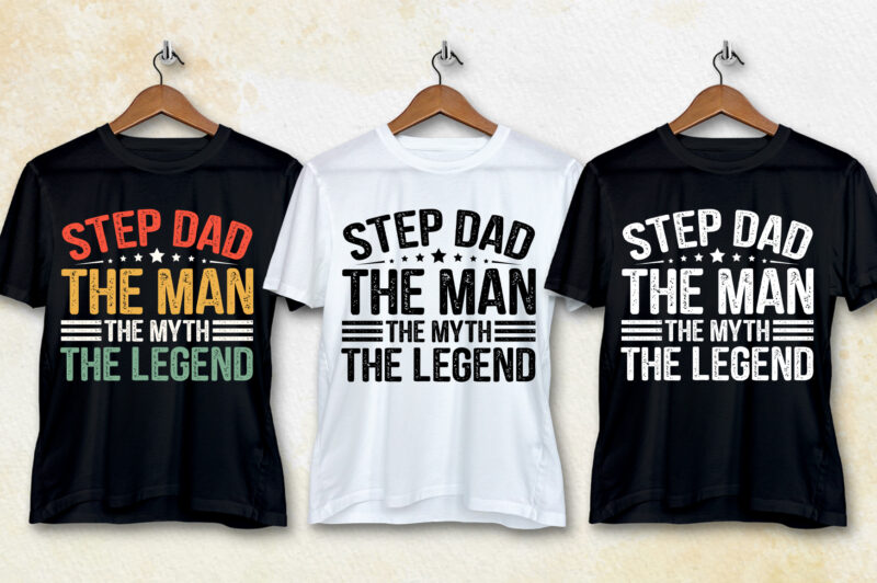 Dad Daddy T-Shirt Design Bundle