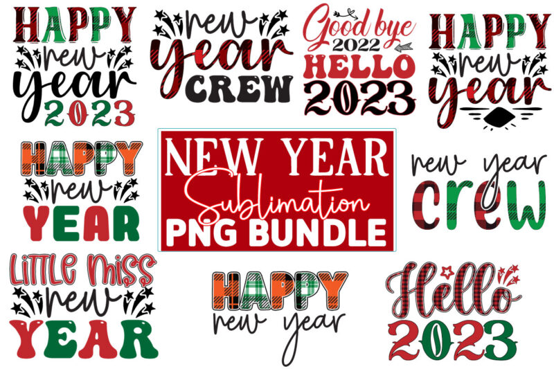 New Year Sublimation Bundle